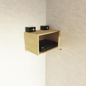 Nenko modulair - kastje wandmodel voor HiFi - met deur
