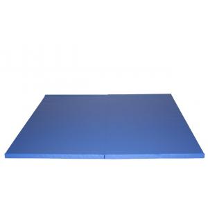 Opklapbare speelmat 200 x 200 x 5 cm - Blauw