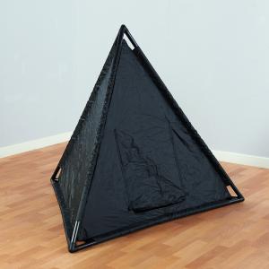 Sensorische piramide tent - zwart