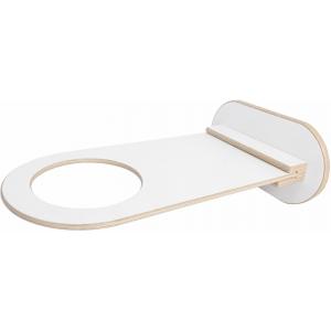 Verstelbare houten wandbeugel voor Nenko bubbelunit Ø15cm