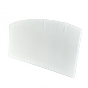 Wandmat gerond 910 wit 160 x 95 H x 5cm / wit 910 bisonyl