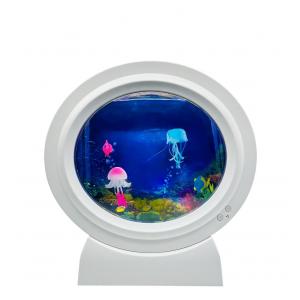 Wit kwallen aquarium - rond