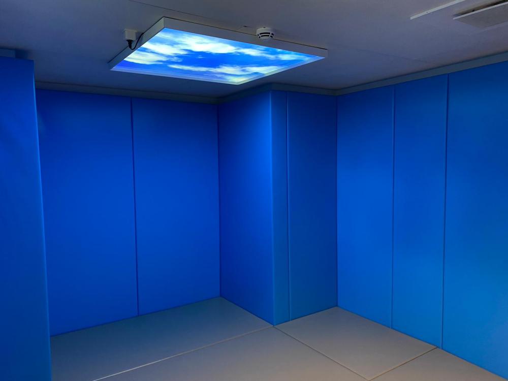 Time-Out ruimte met LED-plafondpanelen