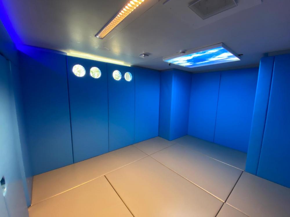Time-Out ruimte met LED-plafondpanelen